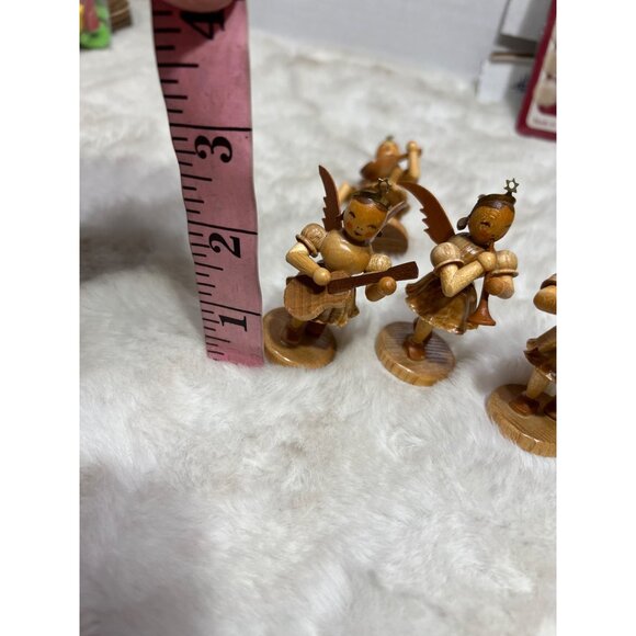 Alvin Preissler German w/standing angels Advent Candlelabrum with tealight natur - Picture 8 of 16